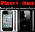 iPhone 4 Clone, OFERTA de cartão de memória Micro SD de 4GB e carregador isqueiro USB.  ENTREGA em 24H. correio REGISTADO e GRATIS
